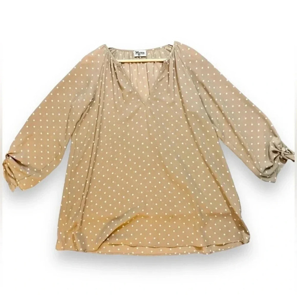 Show Me Your Mumu Astrid Dot Print Tunic Blouse - Picture 2 of 5